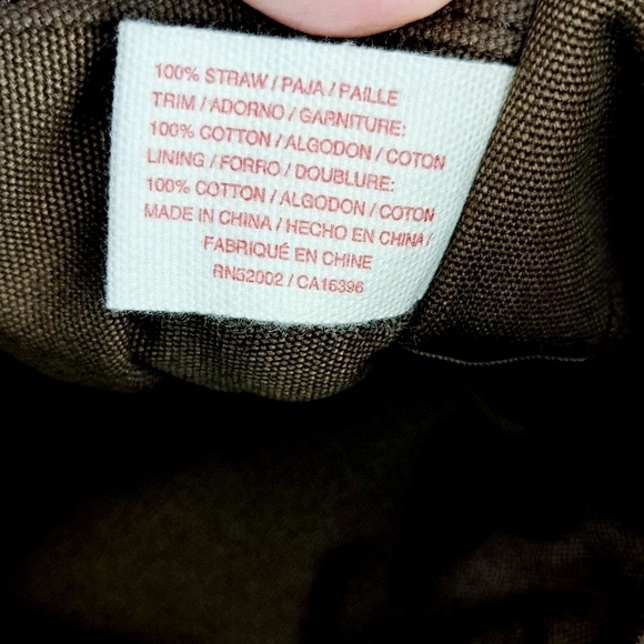 Lucky Brand Woven Straw Canvas Boho Large Festival Tote Bag - Picture 7 of 11